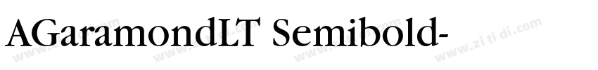 AGaramondLT Semibold字体转换